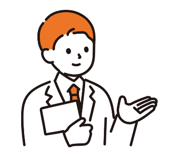 ご案内するスタッフイラスト
