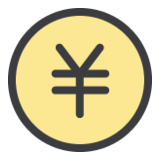 お金のマークのイラストアイコン