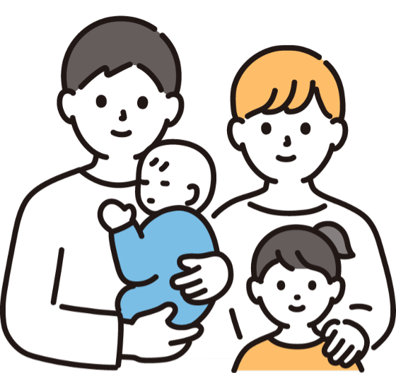家族のイラスト