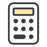 電卓のイラストアイコン